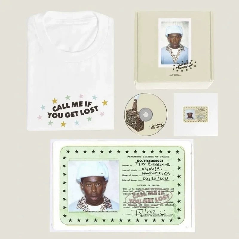 Unisex Tyler The Creator Album Print Hip Hop Loose Cotton T-Shirt
