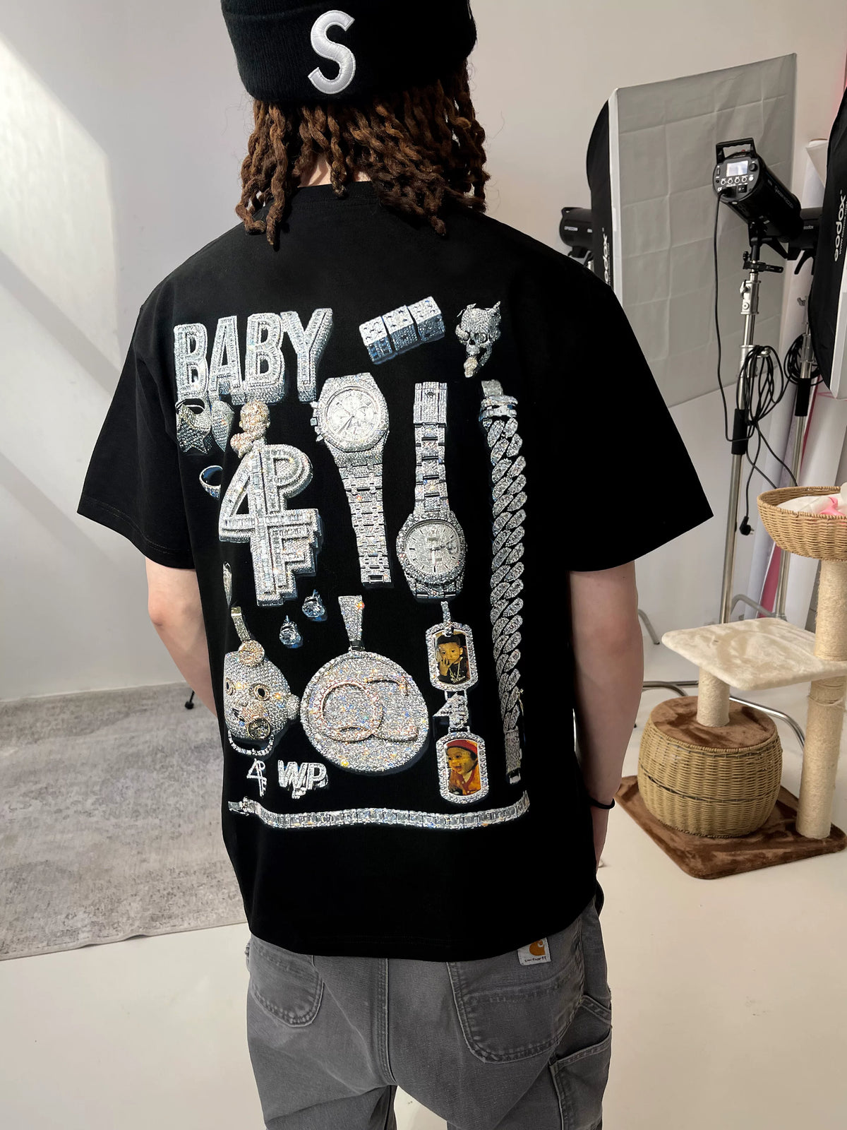 Unisex Lil Baby 4PF Graphic Vintage Cotton T-Shirt