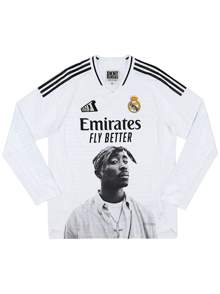 Unisex Rapper Graphic Hip Hop Loose Soccer Jersey T-Shirt