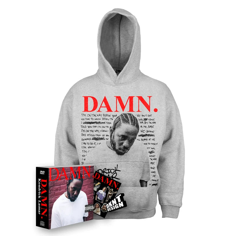 Unisex DAMN Album Fleece Pullover Hoodie