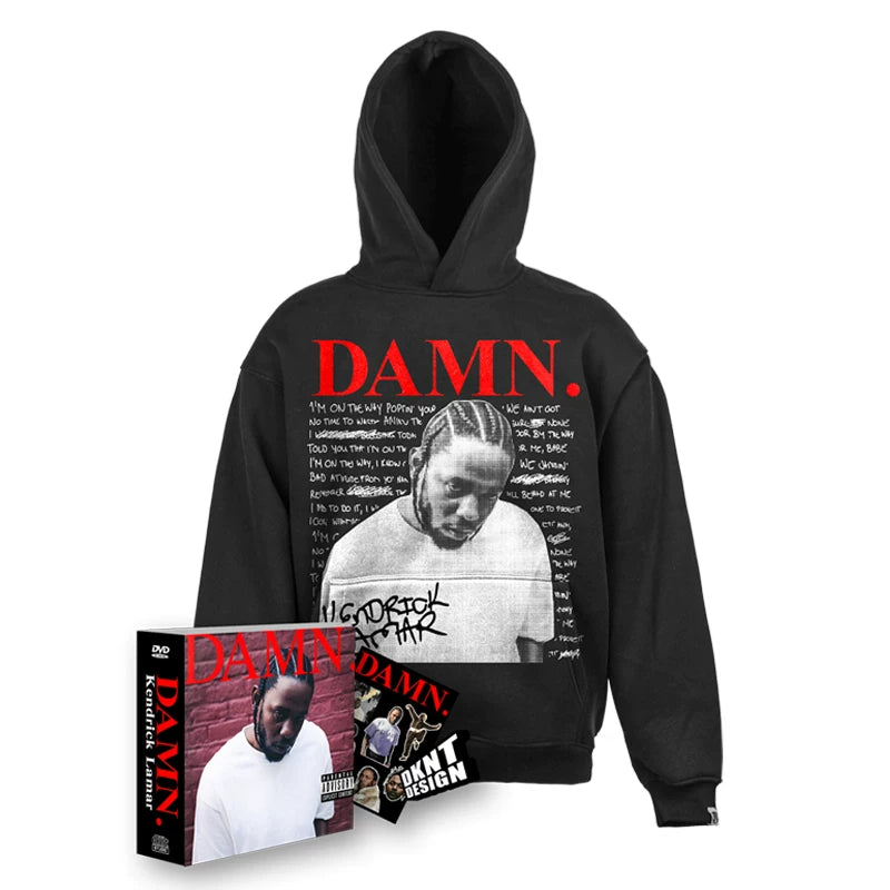 Unisex DAMN Album Fleece Pullover Hoodie