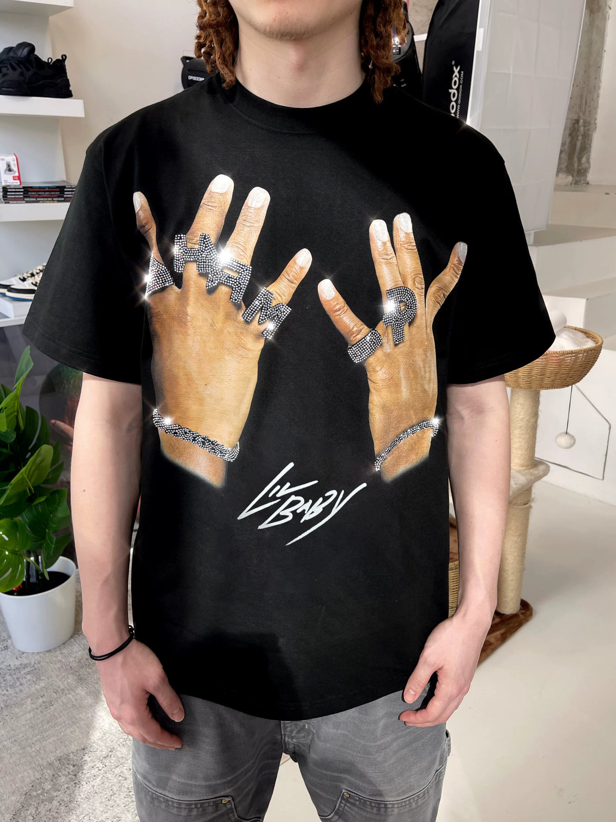 Unisex Lil Baby 4PF Graphic Vintage Cotton T-Shirt