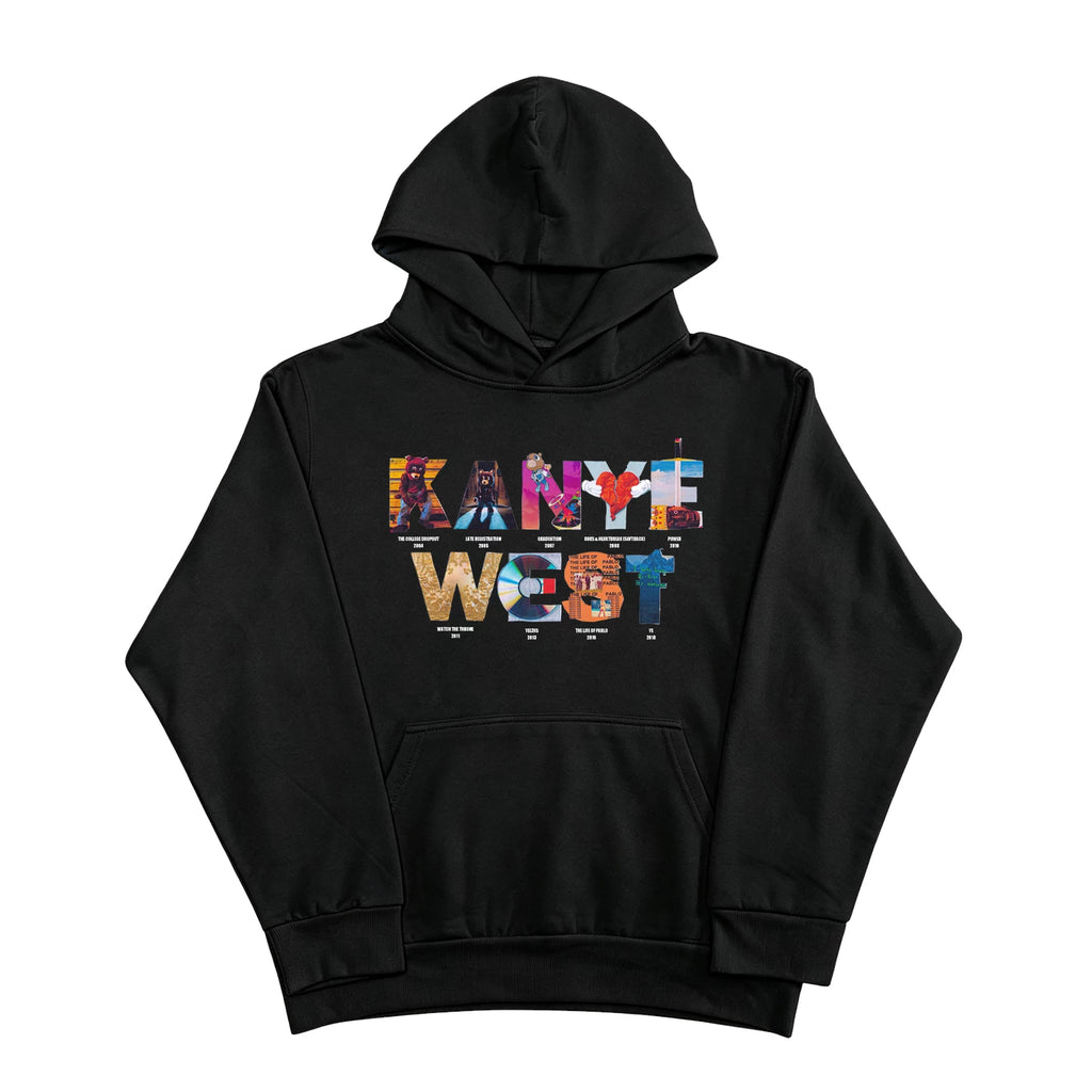 Unisex Album Collection Hip-Hop Fleece Pullover Hoodie