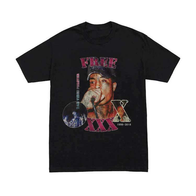 Unisex Hip Hop Vintage Heavyweight Cotton T-Shirt
