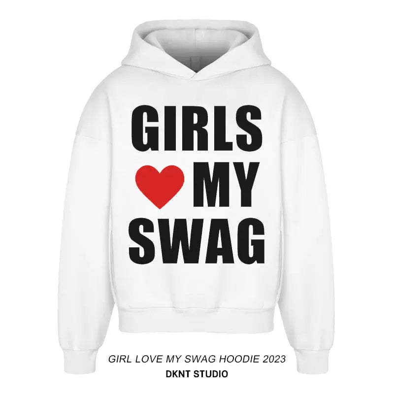 Unisex American Y2K Hip-Hop Rap Fleece Pullover Hoodie