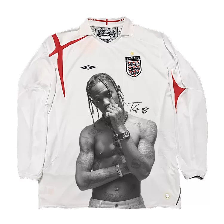 Unisex Retro Blokecore Long-Sleeve Football Jersey