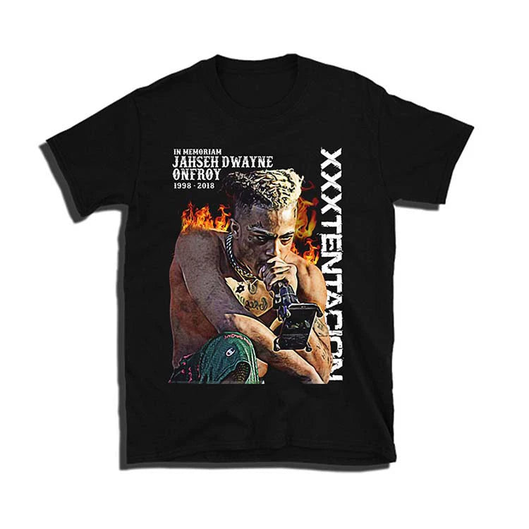 Unisex Hip Hop Vintage Heavyweight Cotton T-Shirt
