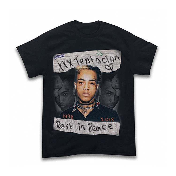 Unisex Hip Hop Vintage Heavyweight Cotton T-Shirt
