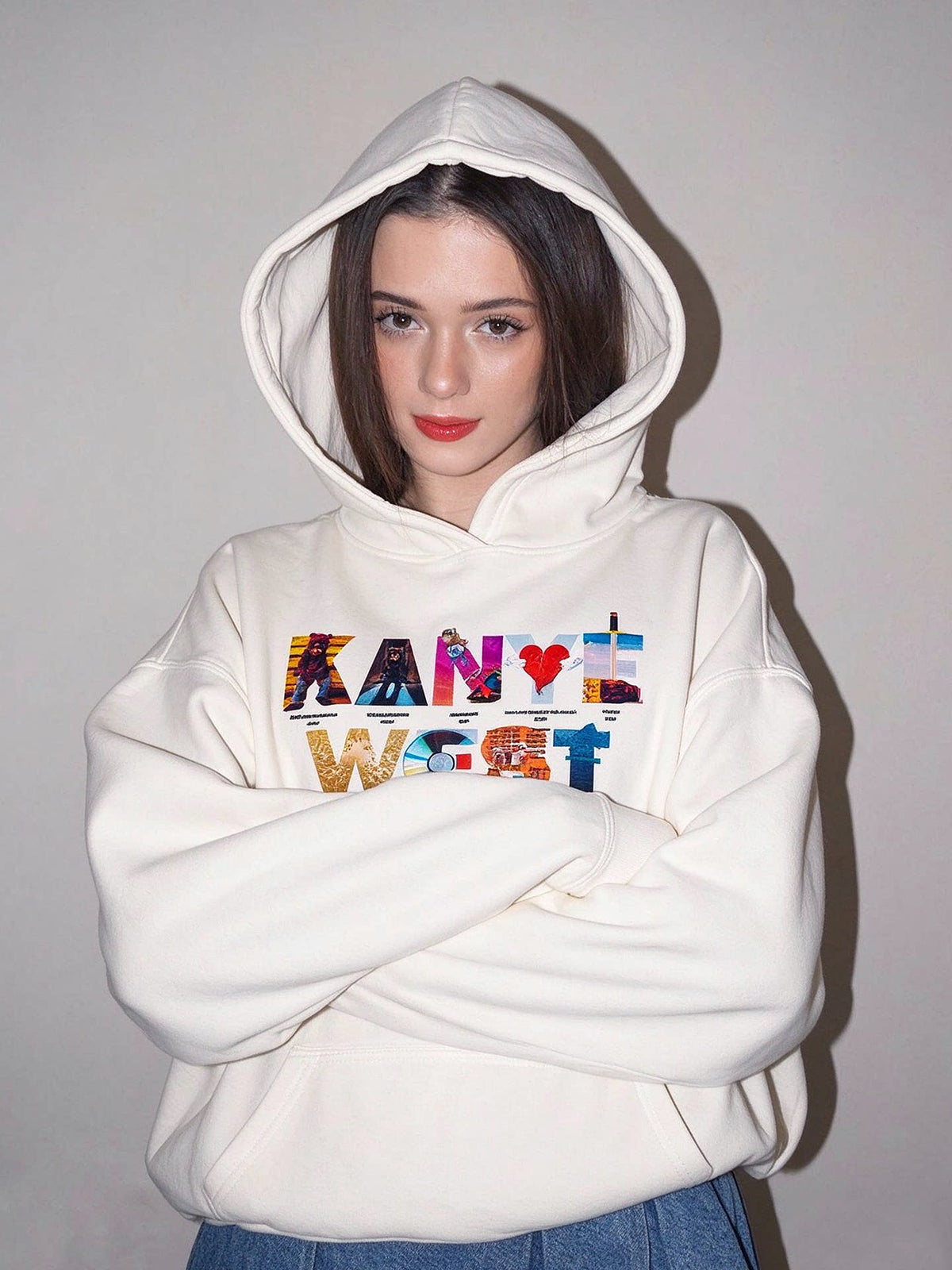 Unisex Album Collection Hip-Hop Fleece Pullover Hoodie