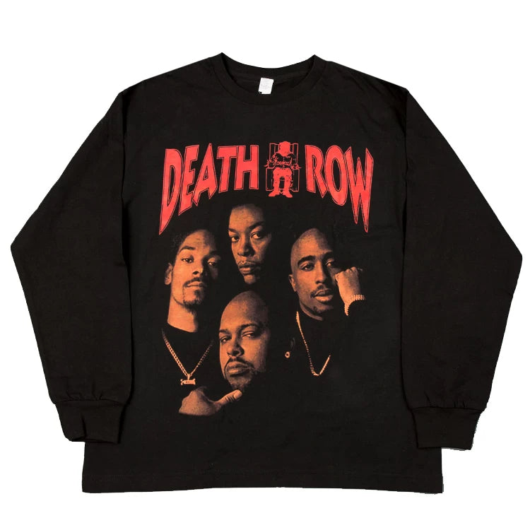 Unisex Rap Graphic Long Sleeve T-Shirt
