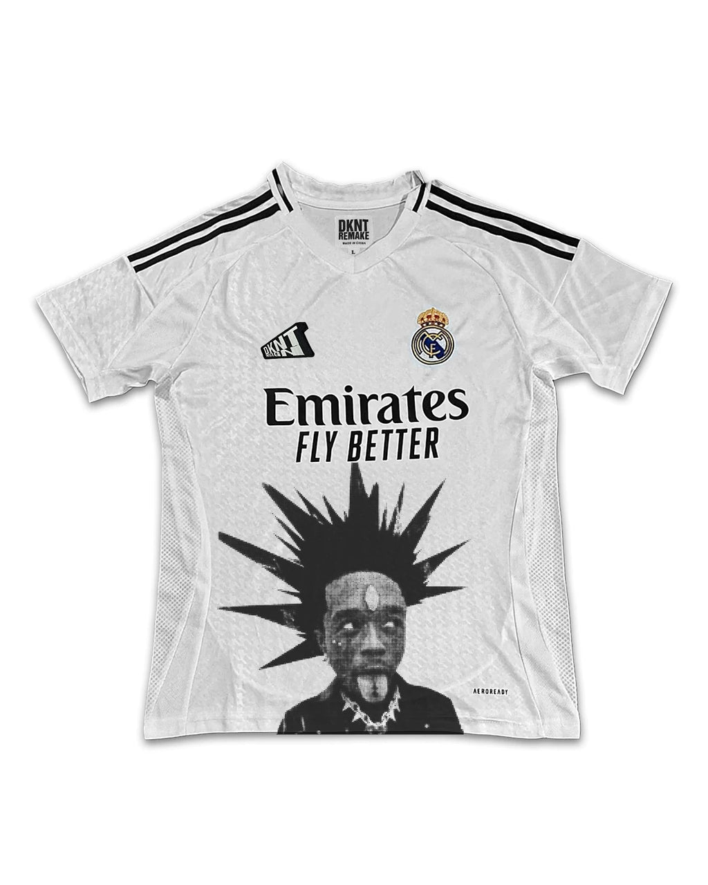 Unisex Rapper Graphic Hip Hop Loose Soccer Jersey T-Shirt