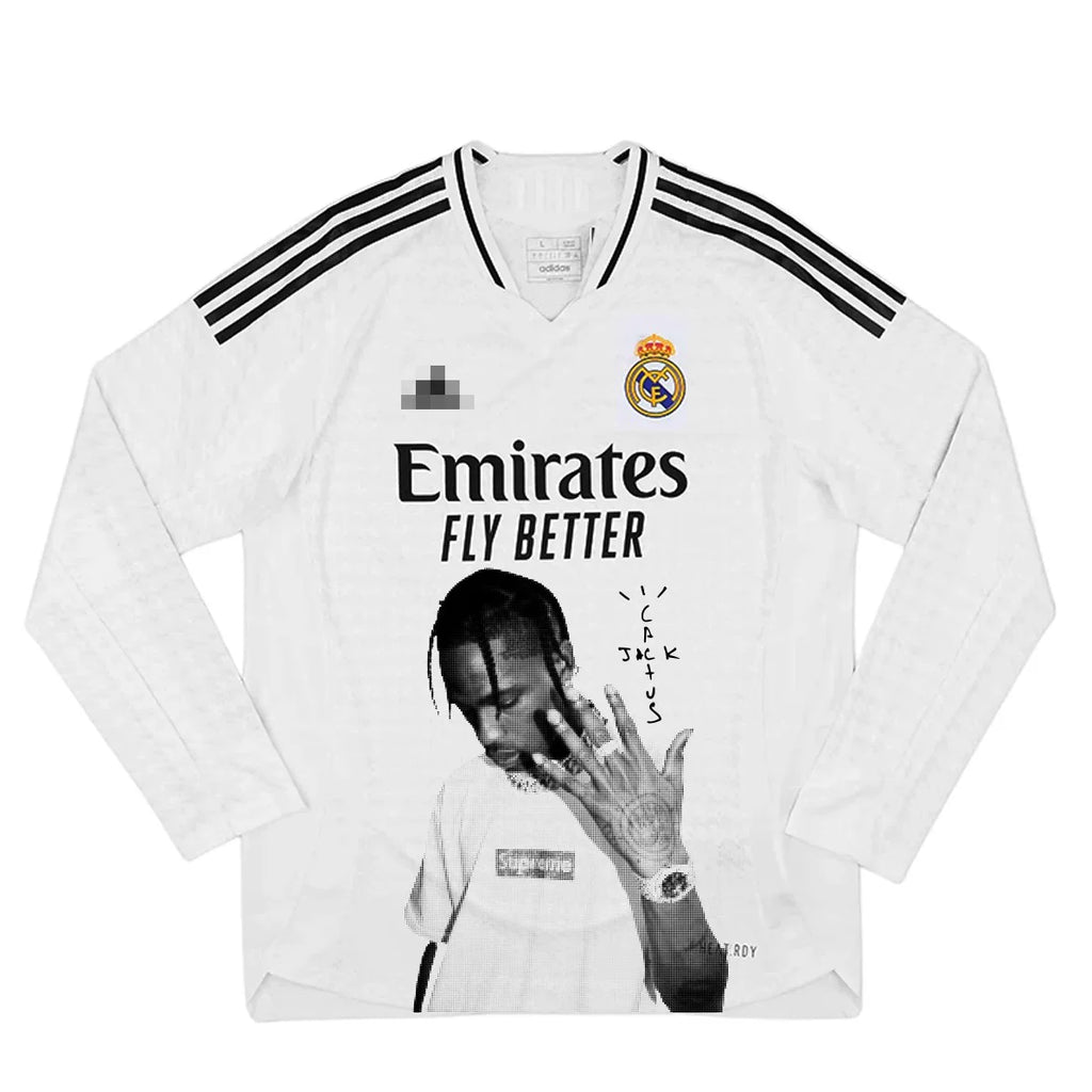 Unisex Retro Blokecore Long-Sleeve Football Jersey
