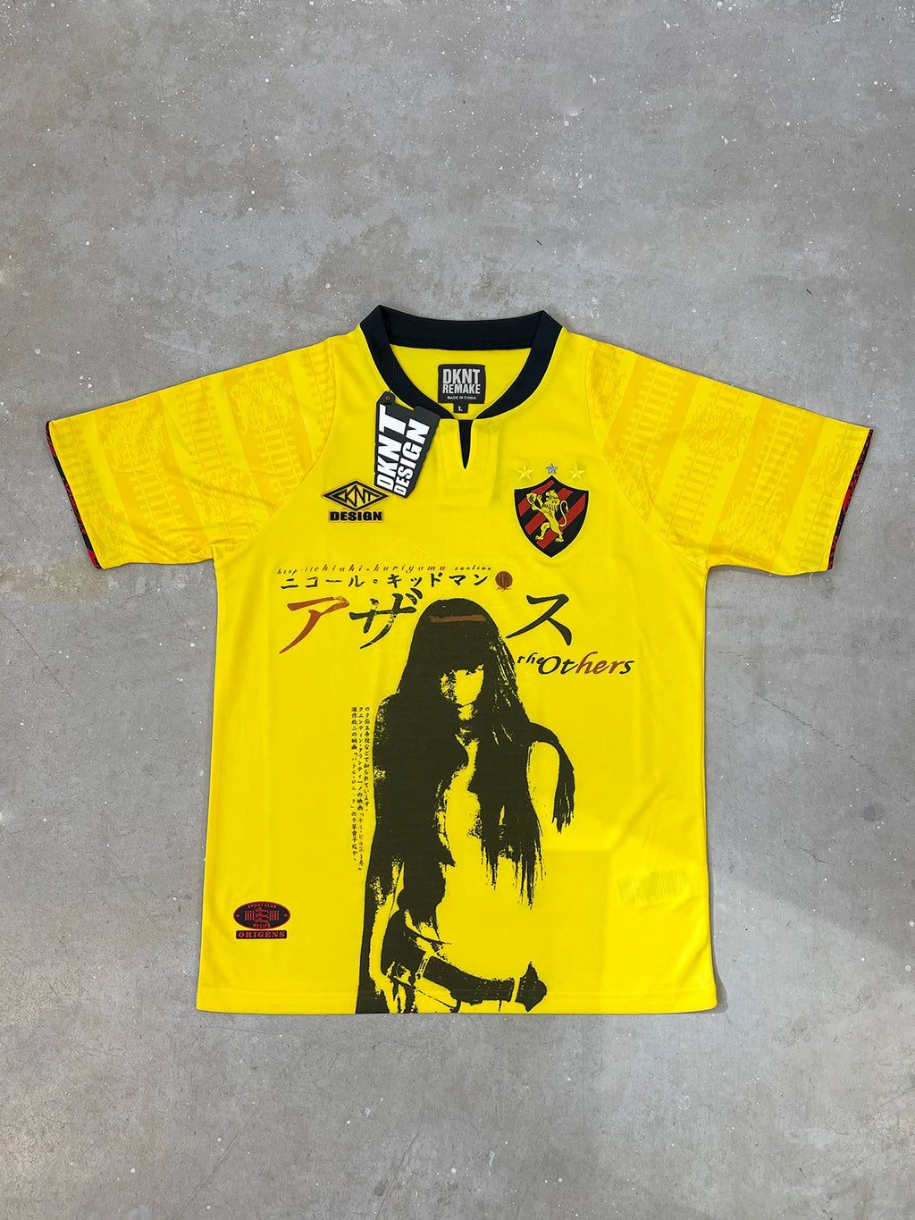 Unisex Hip-Hop Football Jersey Short-Sleeve T-Shirt Yellow