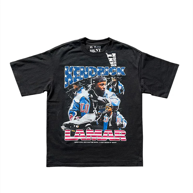 Unisex Kendrick Lamar Super Bowl Heavyweight Cotton T-Shirt