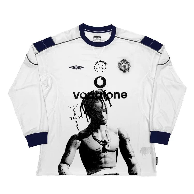 Unisex Retro Blokecore Long-Sleeve Football Jersey