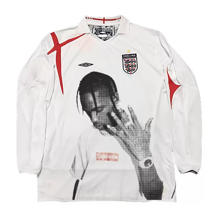 Unisex Retro Blokecore Long-Sleeve Football Jersey