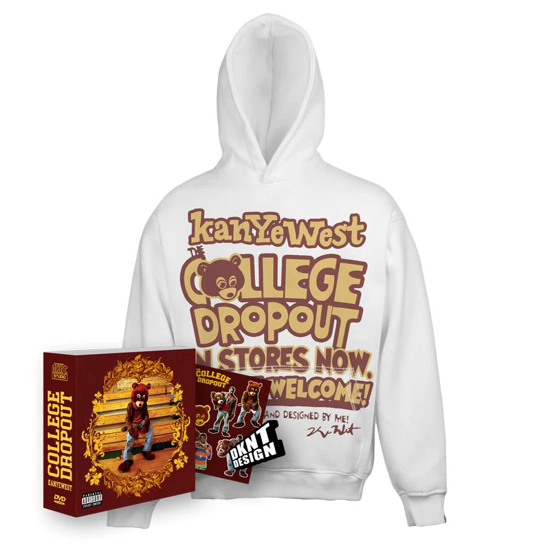 Unisex Dropout Bear Heavyweight Fleece Pullover Hoodie