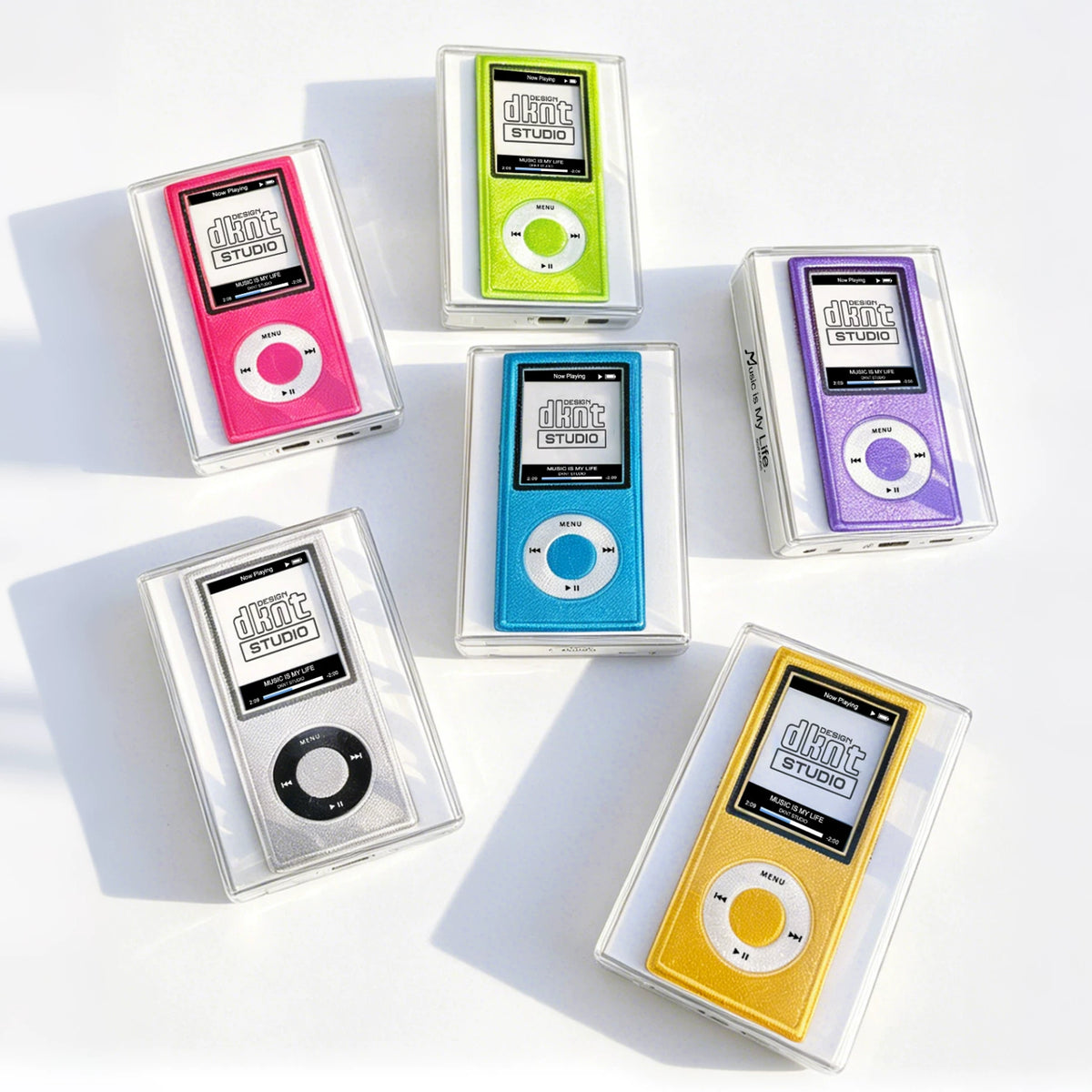 Unisex Y2K MP3 Player Embroidered Hook and Loop Patch