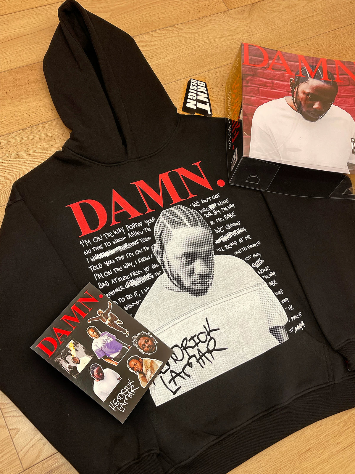 Unisex DAMN Album Fleece Pullover Hoodie