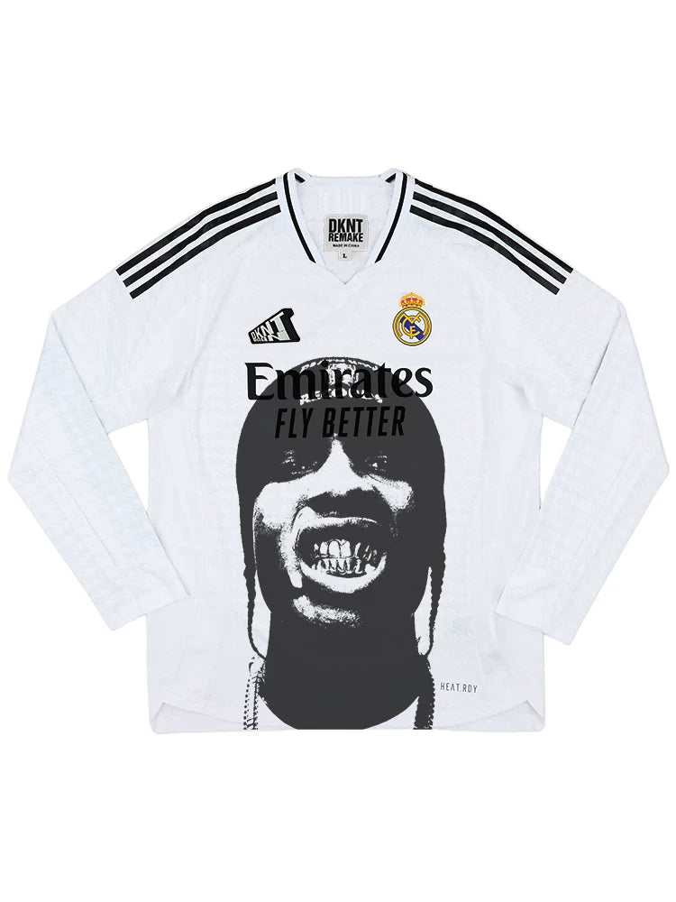 Unisex Rapper Graphic Hip Hop Loose Soccer Jersey T-Shirt