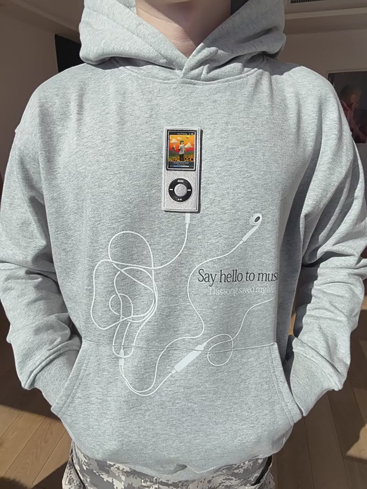 Unisex American Style Embroidered NFC Fleece Pullover Hoodie